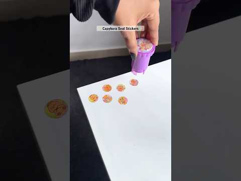 Cutest Capybara Seal Stickers 🌷✨🎀#stickers #capybara #sticker #cute #seal #stationery #stationary