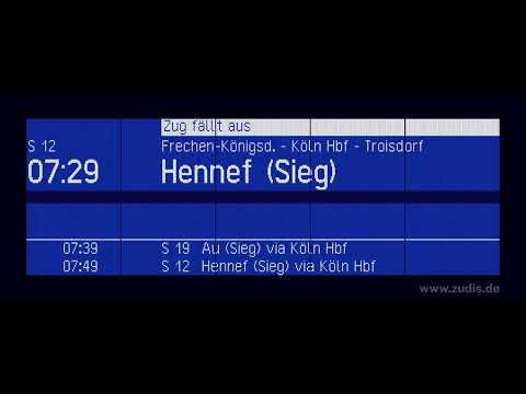 Bahnsteigansagen (Heiko Grauel) Köln Ehrenfeld, Köln Weiden West und Horrem