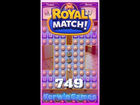 Royal Match Level 749 - Super Hard Level - No Boosters