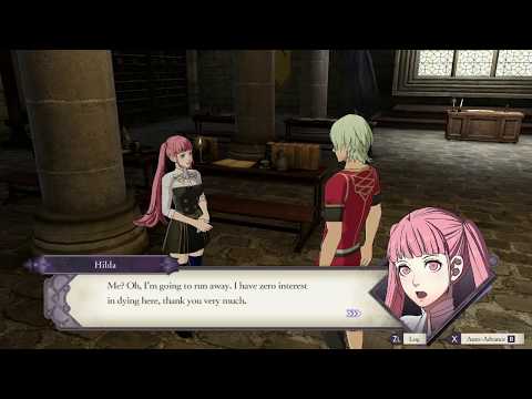 Fire Emblem: Three Houses - Recruiting Hilda Into Black Eagles (Silver Snow/Maddening/NG)