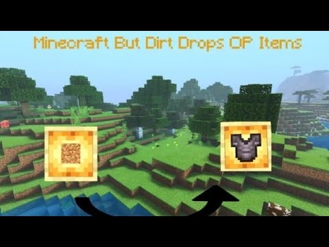 Unique Gamer30 - Minecraft but dirt drop op item