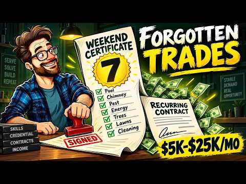 7 Boring Trades Where a Weekend Course Pays Full-Time Income