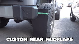 JKU BUILD// DIY Custom Mud Flaps