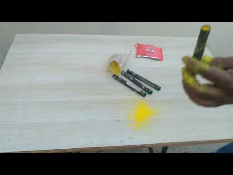 Making Colored Smoke Bomb from Basic Materials  - Color Smoke Bomb Experiment | Experiment Wala