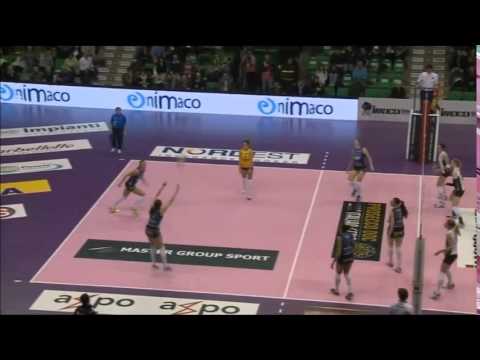 Imoco Volley Conegliano - Liu Jo Modena 3-2 ---- Moki De Gennaro e Valentina Fiorin