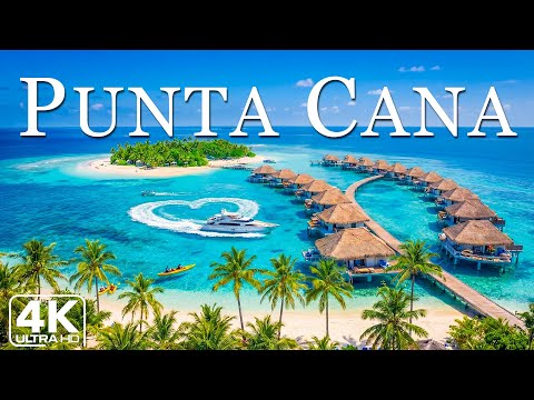 PUNTA CANA 4K DRONE FOOTAGE (ULTRA HD) – Caribbean Island Beauty & Beach Paradise Landscapes