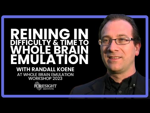 Randall A. Koene | Reining in Difficulty & Time to Whole Brain Emulation @ WBE Workshop 2023