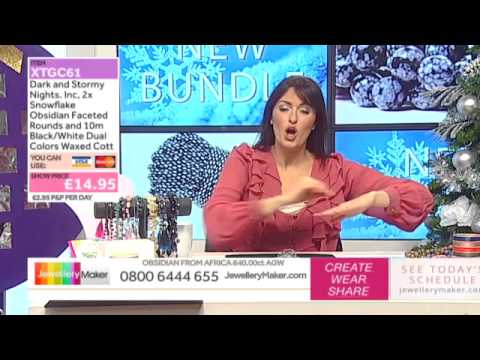 Jewellery Making Chips and Nuggets with Wire Tutorial DVD Launch: JewelleryMaker LIVE 2/12/2014