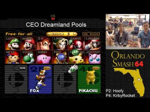 CEO Dreamland Pools   Hoofy Fox  vs Dam Tewton rat   Smash 64