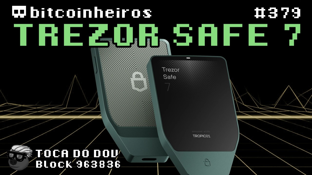 Tutorial da Trezor Safe 7 com Trezor Suite