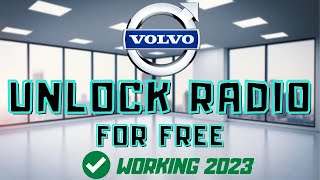 How to Find the VOLVO Radio Code to Unlock a Car Stereo for FREE and unlock STEREO!