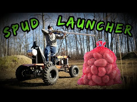 SPUD LAUNCHER! Time To Make Some Mashed Potatoes! | Potato Cannon Video