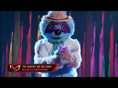 Sloth Dances To "Up Where We Belong" By Joe Crocker & Jennifer Warnes | Masked Dancer | S1 S3