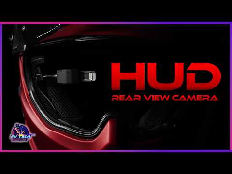 The Future Is Here! Rear View Heads Up Display For Motorcycles & EUCs. Motoeye E6 HUD AR Glasses.