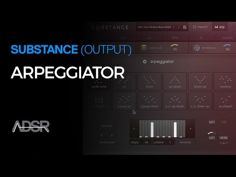 Working with Substance 04 - Working with the Arpeggiator in Output Substance