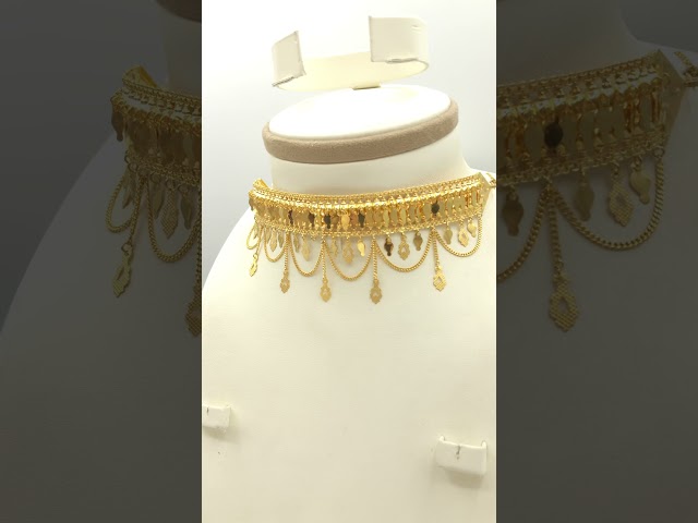 1- 21 karat gold choker
