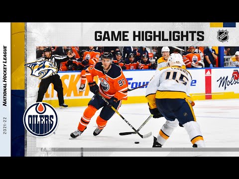 Predators @ Oilers 11/3/21 | NHL Highlights