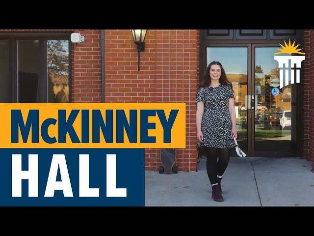 Thumbnail for video titled: Welcome to McKinney Hall! | Dorm Tour