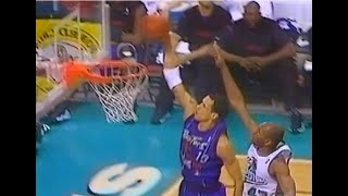 Each Dunk from a Random Pistons-Raptors in 1998 (Hill, McGrady, Camby, Wallace)