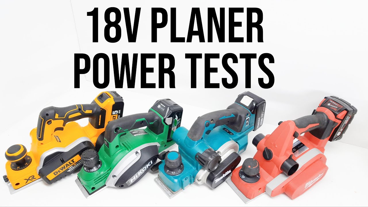 Watch video DeWalt VS HiKOKI VS Makita VS Milwaukee | 4 Top 18v Planer POWER TESTS Now DeWalt VS HiKOKI VS Makita VS Milwaukee | 4 Top 18v Planer POWER TESTS