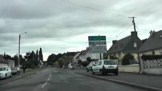 preview picture of video 'Driving Along Rue de Callac D787, 22200 Guingamp, Brittany, France 10th August 2013'