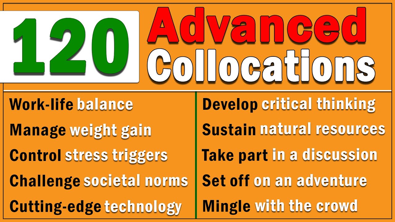 120 Advanced English COLLOCATIONS | Understand and Use Like a Native