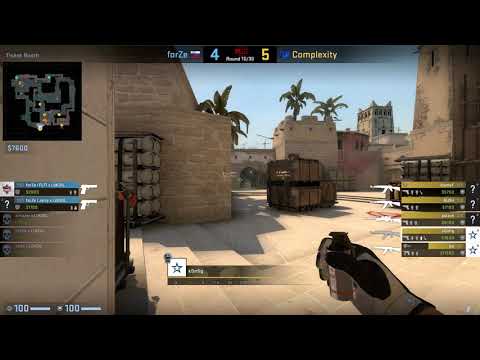 CS:GO POV Demo Complexity k0nfig (25/19) vs forZe (de_mirage)