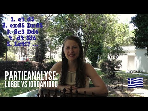 Partieanalyse WGM Lubbe - Iordanidou
