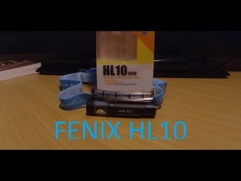 Fenix HL10 2016 headlamp unboxing review