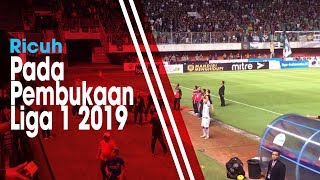 Laga Pembukan Liga 1 2019 antara PSS Sleman Vs Arema FC Dinodai Kericuhan