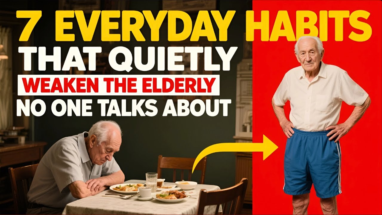 7 Everyday Habits That Quietly Weaken the Elderly | senior health tips