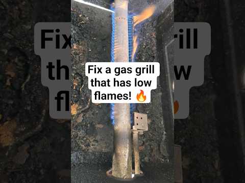 Fix Gas Grill Low Flame!