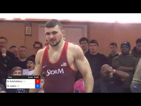 74 Kg 3rd Place Nazar Kulchytskyy Titan Mercury Wrestling Club STORM Vs Mekhi Lewis Titan Mercury