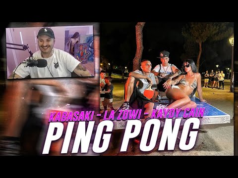 REACCION: Kaydy Cain, La Zowi & Kabasaki - Ping Pong (Videoclip Oficial)