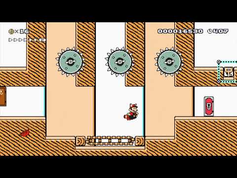 Super Mario Maker - Casual Tanooki Parkour by Dynasteel (me!)