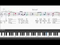 Call Me by Tony Hatch - Easy piano tutorials with leadsheet and chords