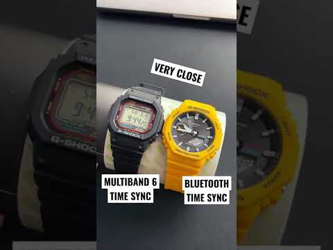MULTIBAND 6 vs Bluetooth Time Sync - Casio GW-M5610U & GA-B2100 #watch #casio #bluetooth