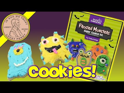 Halloween Frosted Monsters Sugar Cookie Decorating Kit Video