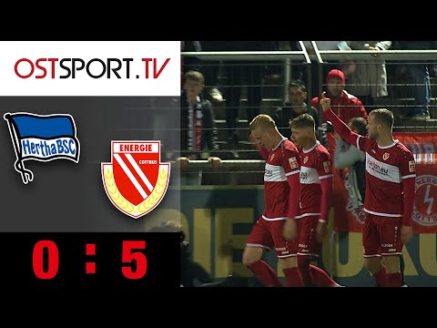 Hottmann heiß auf Tore. Kantersieg in Berlin: Hertha BSC II - FC Energie Cottbus I OSTSPORT.TV