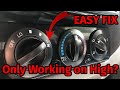 How To Fix Toyota Fan Only Working On High 2005 2015 2nd Gen Tacoma