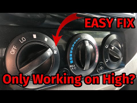 How to Fix Toyota Fan Only Working on High (2005-2015 2nd Gen Tacoma)