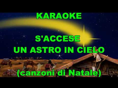 cover strumentale - S'ACCESE UN ASTRO IN CIELO (Canzoni di Natale) con Testo