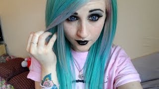 Pastel Goth Inspired Makeup & Hair