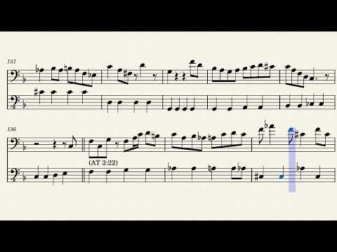 Thelonious Monk "I Mean you" with Gerry Mulligan transcription