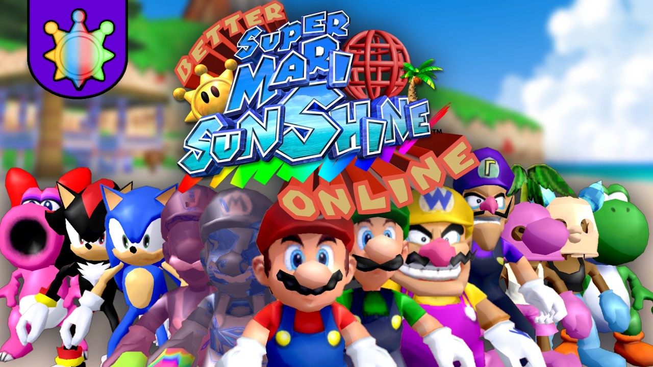 Better Super Mario Sunshine Online | Official Release Trailer (10 player) - YouTube