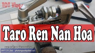 preview picture of video 'Taro Ren nan hoa, căm xe đạp bằng Hozan C700  | TDT Vlogs'