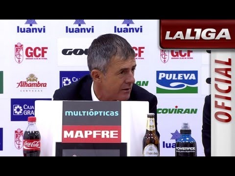 Rueda de Prensa de Alcaraz tras el Granada CF (2-0) Athletic Club - HD