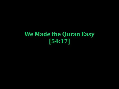 Appendix 3 — We Made the Quran Easy
