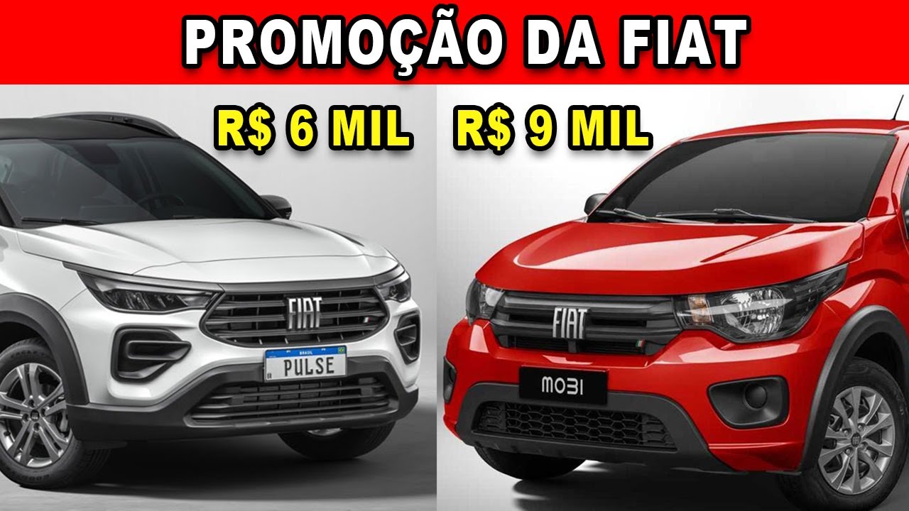 🚨FIAT MOBI E PULSE COM DESCONTOS R$ 9 MIL E 6 MIL REAIS É UMA OPORTUNIDADE?💰