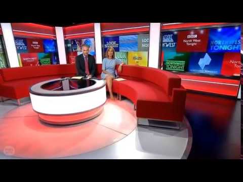 BBC North West Tonight new look report - Monday 15 July 2019